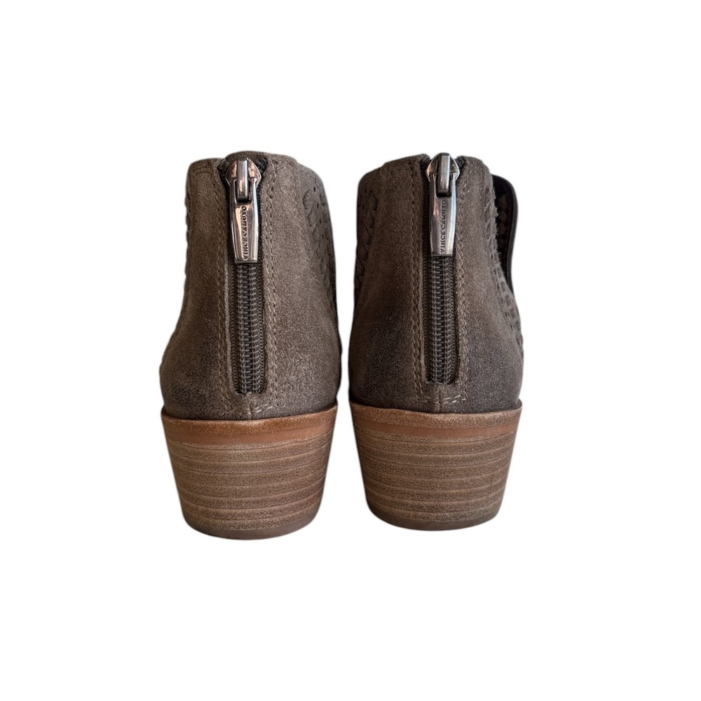 ❤️Vince Camuto Gray Ankle Booties with Perforated Design - Picture 3 of 7